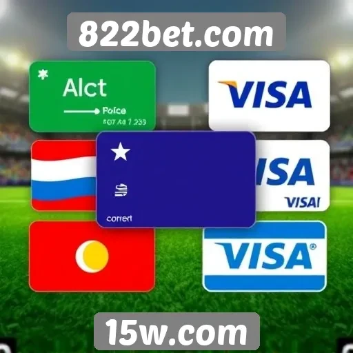 Métodos de pagamento disponíveis na 822bet